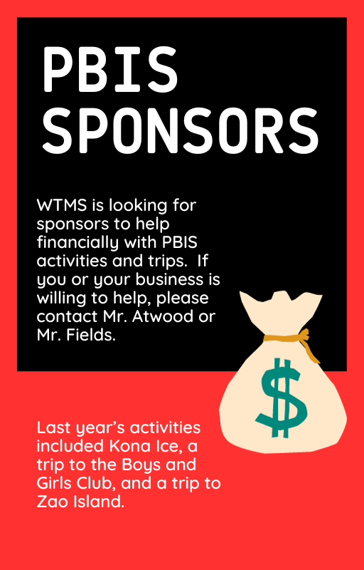 PBIS Sponsoship